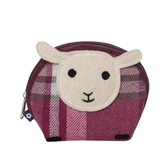 Earth Squared Winton Tweed Appliqué Sheep Purse