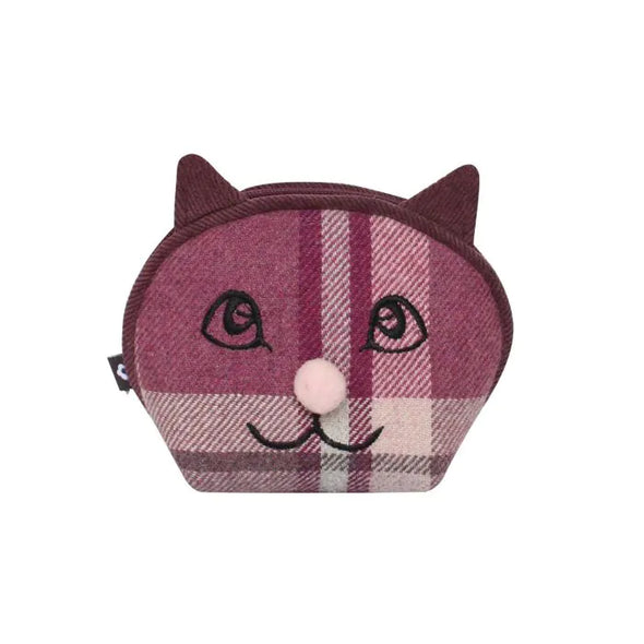 Earth Squared Tweed Appliqué Cat Purse