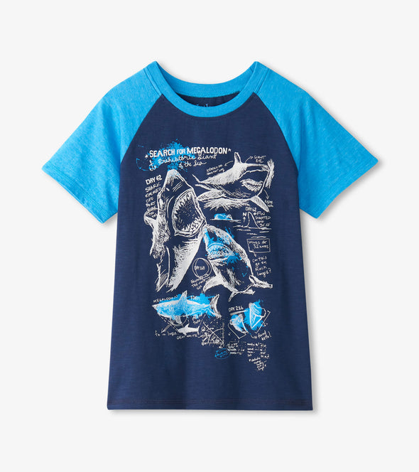 Hatley Shark Raglan T-shirt