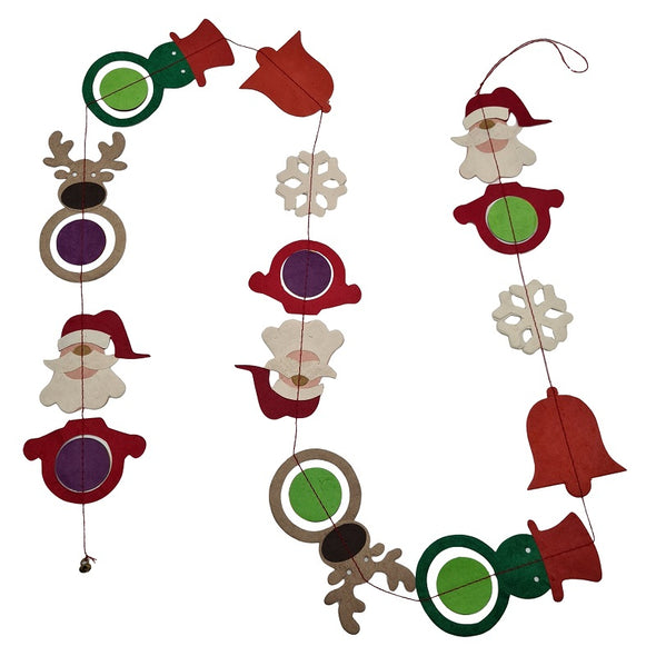 Frida Feeling Christmas Fair Trade Lokta Paper Garland