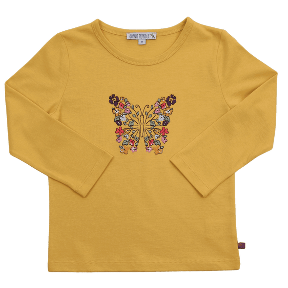 Enfant Terrible Applique Butterfly Long Sleeve Top