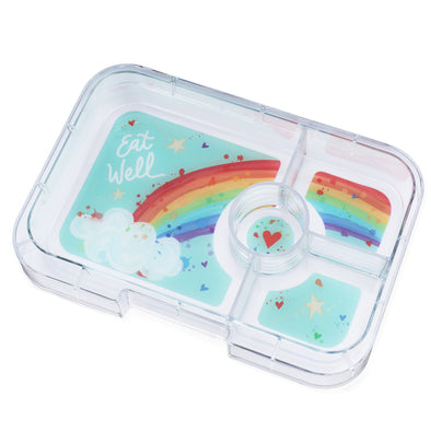 Yumbox Spare 4 Compartment Tray For Yumbox Tapas -  Rainbow
