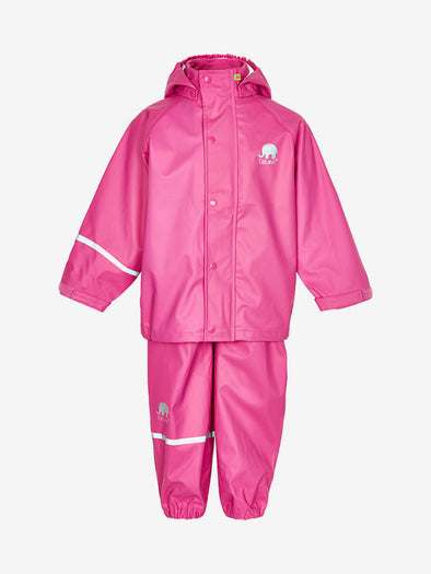 CeLaVi Real Pink Unlined Waterproof Rainwear Set
