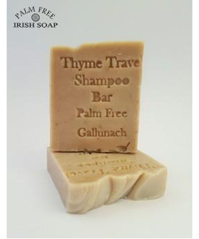 Palm Free Irish Soap Thyme Travel Shampoo Bar