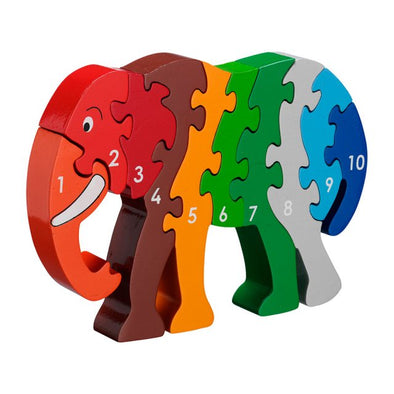 Lanka Kade Elephant Jumbo 1-10 Jigsaw