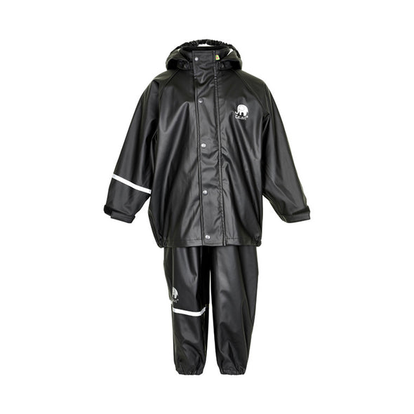 Celavi Unlined Black Waterproof Rainwear Set