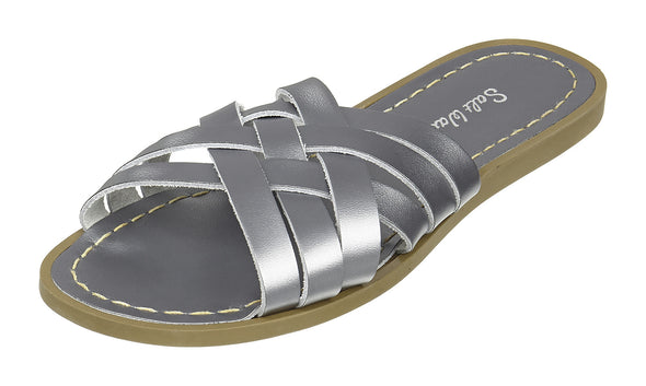 Salt-Water Sandals Retro Slide Pewter - adult