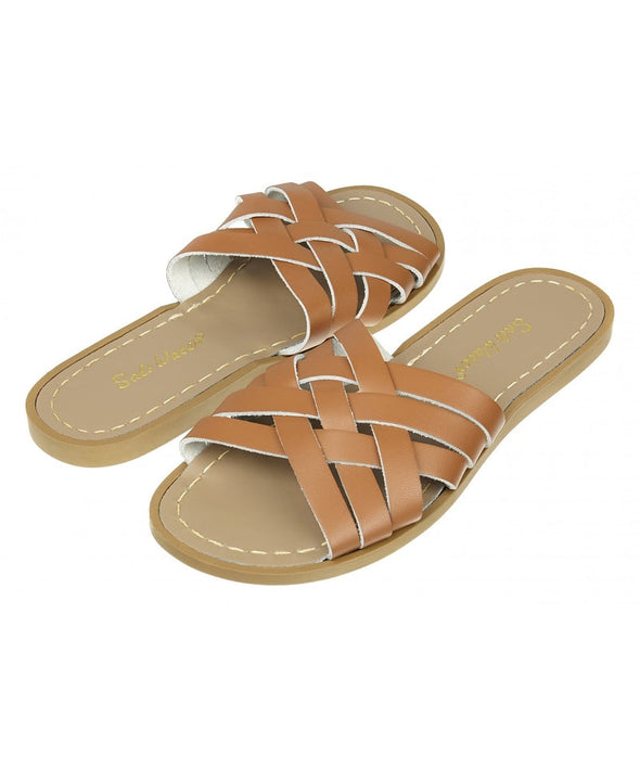 Salt-Water Sandals Retro Slide Tan - adult