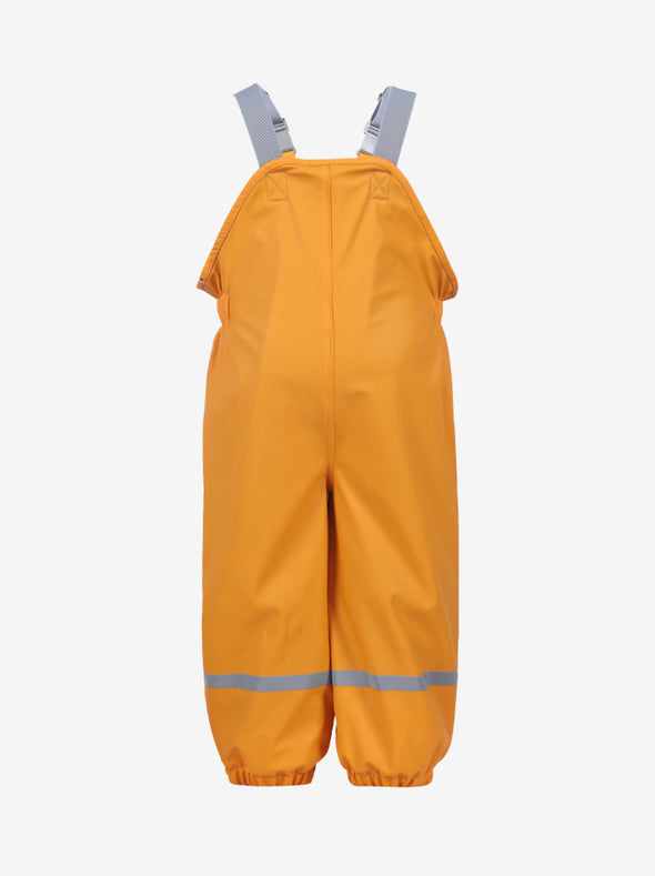 Color Kids Cadmium Yellow Fleece-Lined Waterproof Dungarees