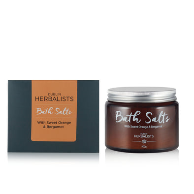Dublin Herbalists Bath Salts With Sweet Orange & Bergamot