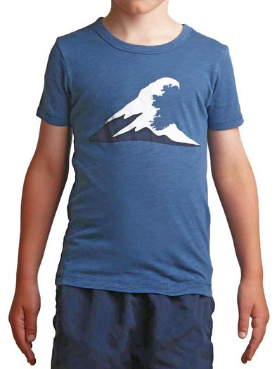 Tonn Wave T-Shirt Blue - Child