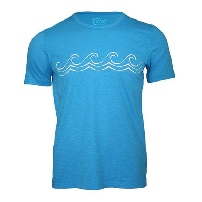 Tonn Men's Celtic Wave T-Shirt Bright Blue