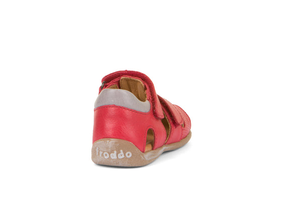 Froddo Carte Double Red Closed-Toe Sandals