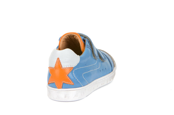 Froddo Miroko Blue With Orange Star Trainers