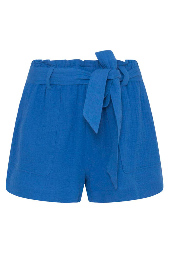 Smashed Lemon Menna Blue Summer Shorts