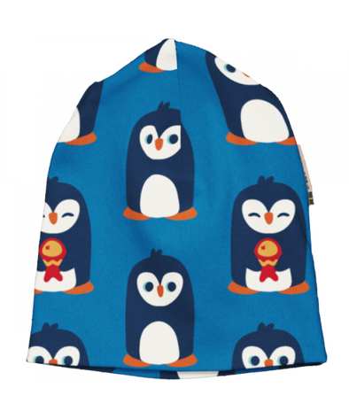 Maxomorra Antarctic Penguin Doll Cotton Hat