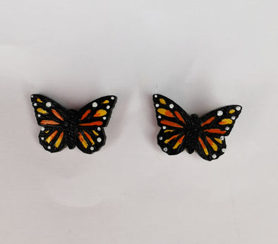 La Tagua Manufactura Totumo Malambito Monarch Butterflies Earrings