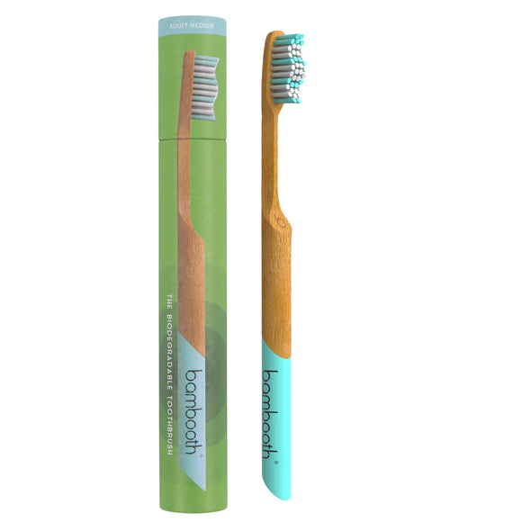 Bambooth Aqua Marine Adult Medium Toothbrush