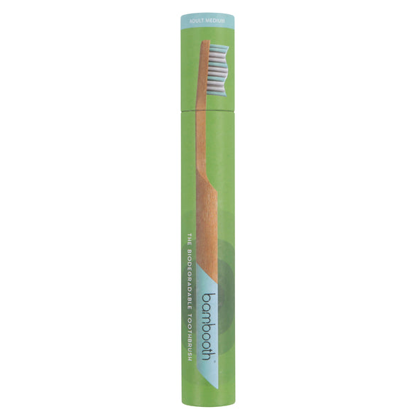 Bambooth Aqua Marine Adult Medium Toothbrush