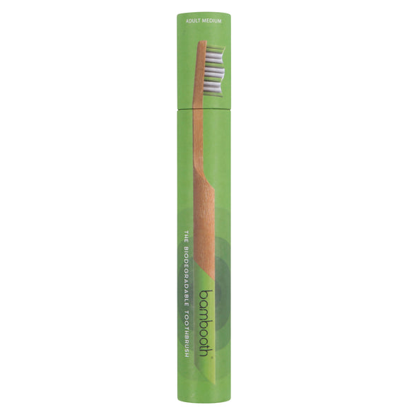 Bambooth Forest Green Adult Soft Toothbrush