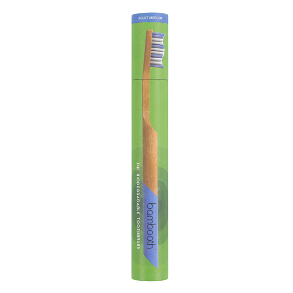Bambooth Sea Blue Adult Medium Toothbrush