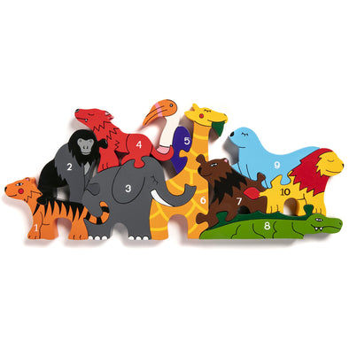 Alphabet Jigsaws Zoo Number Jigsaw