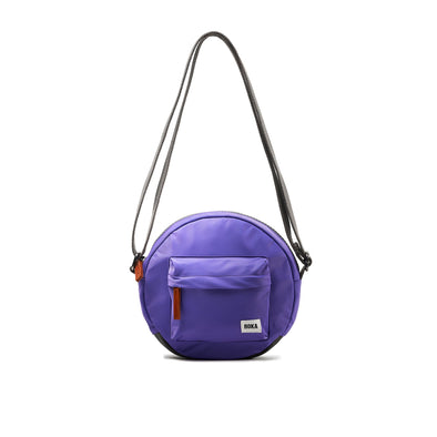 Roka Paddington B Peri Purple Recycled Nylon Crossbody Bag - Small