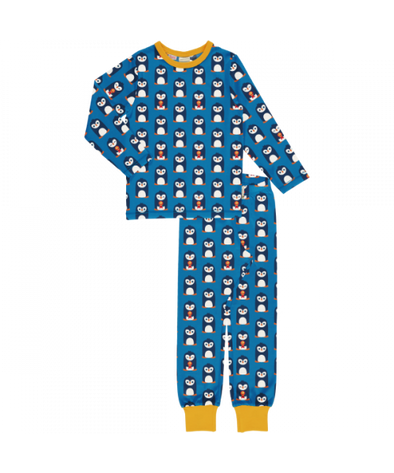 Maxomorra Antarctic Penguin Long Sleeved Pyjamas