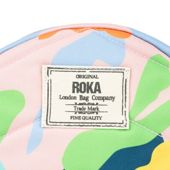Roka Paddington B Mellow Camo Recycled Canvas Crossbody Bag - Small