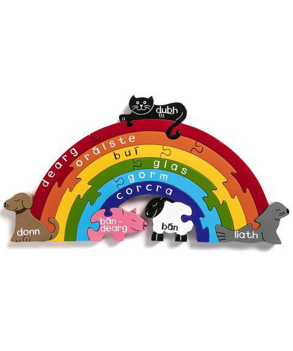 Alphabet Jigsaws Tuar Ceatha (Rainbow)- As Gaeilge