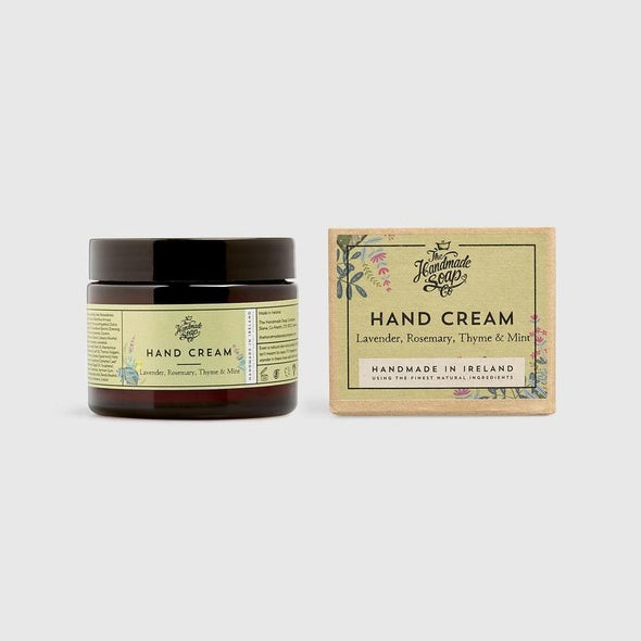 The Handmade Soap Company Lavender, Rosemary, Thyme and Mint Hand Cream Jar