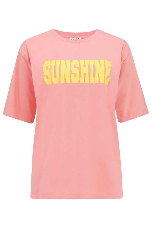 Sugarhill Brighton Coral Sunshine Kinsley Relaxed T-shirt