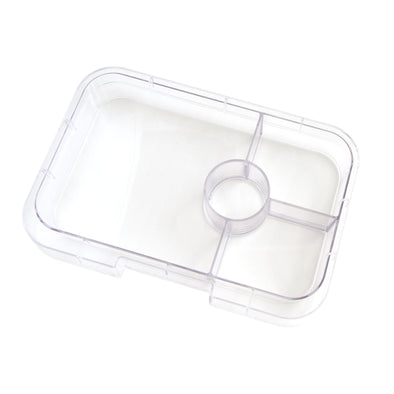 Yumbox Spare 4 Compartment Tray For Yumbox Tapas - Clear