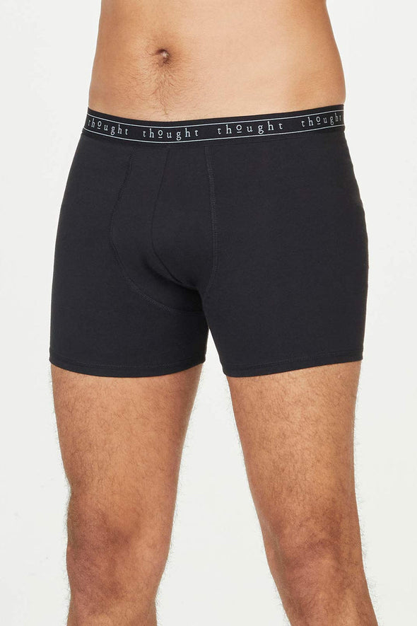 Thought Kenny Organic Cotton Boxers - Black