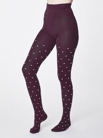 Thought Spot Bamboo Tights - Bilberry WAC4562