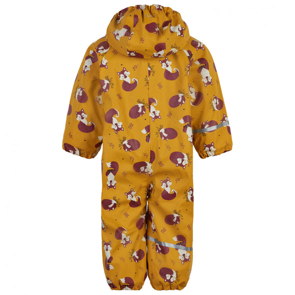 Celavi Mineral Yellow Foxes Fleece-lined Waterproof Suit