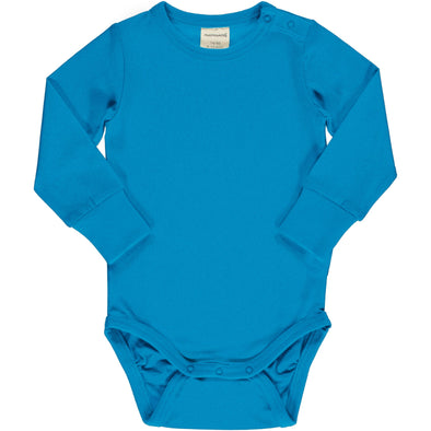 Maxomorra Azure Long Sleeved Bodysuit