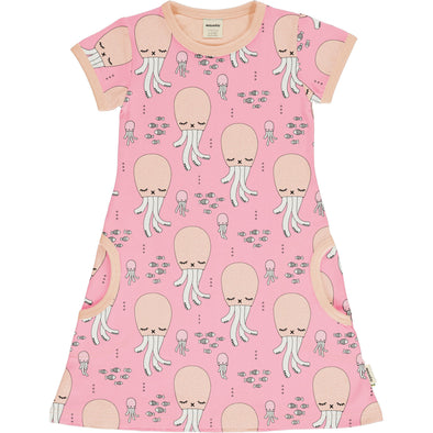 Meyadey Cute Squid Short Sleeved Dress