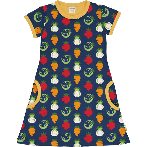 Maxomorra Vegetables Short Sleeved Dress