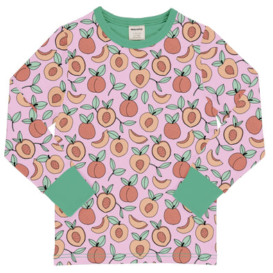 Meyadey Peach Garden Long Sleeved Top