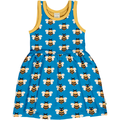 Maxomorra Picnic Bee Sleeveless Spin Dress