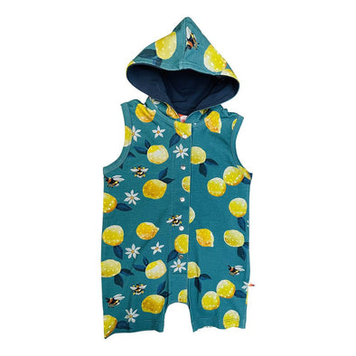 Curious Stories Busy Bee Hooded Summer Romper