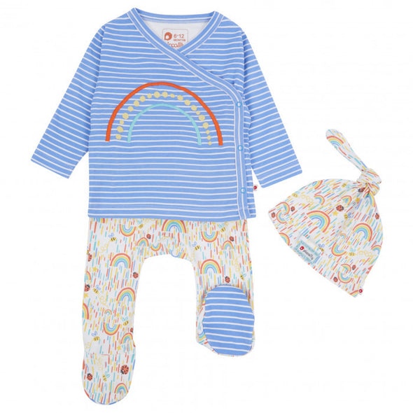 Piccalilly Sun Shower 3 Piece Baby Set