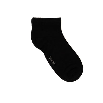 Polly & Andy Bamboo Seam Free Black Ankle Socks- Adult Sizes