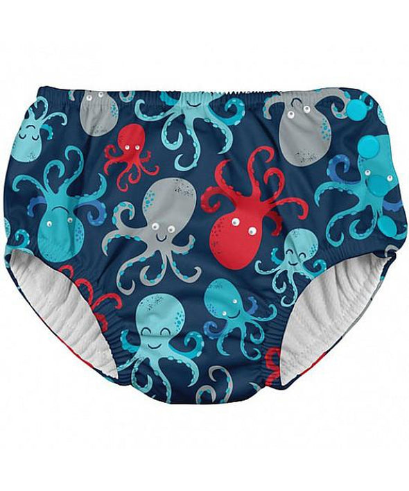 Green Sprouts Navy Octopus Snaps Reusable Swim Nappy