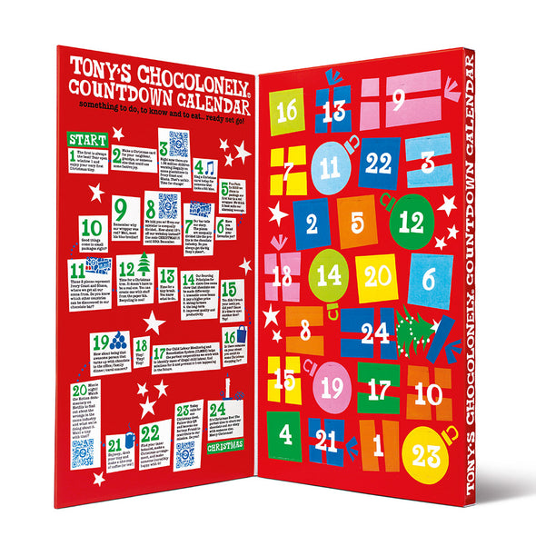 Tony's Chocolonely Giant Countdown Calendar