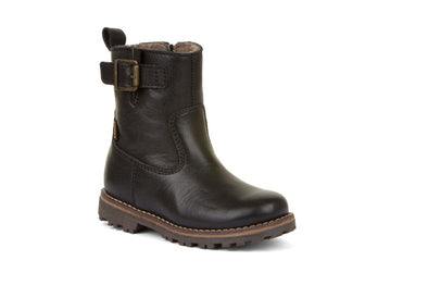 Froddo Maxine Buckle Black Wool Lined Waterproof Boots