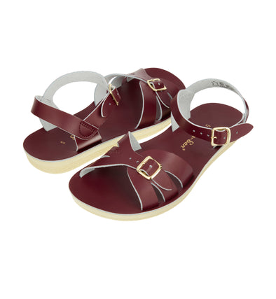 Salt-Water Sandals Boardwalk Claret - adult