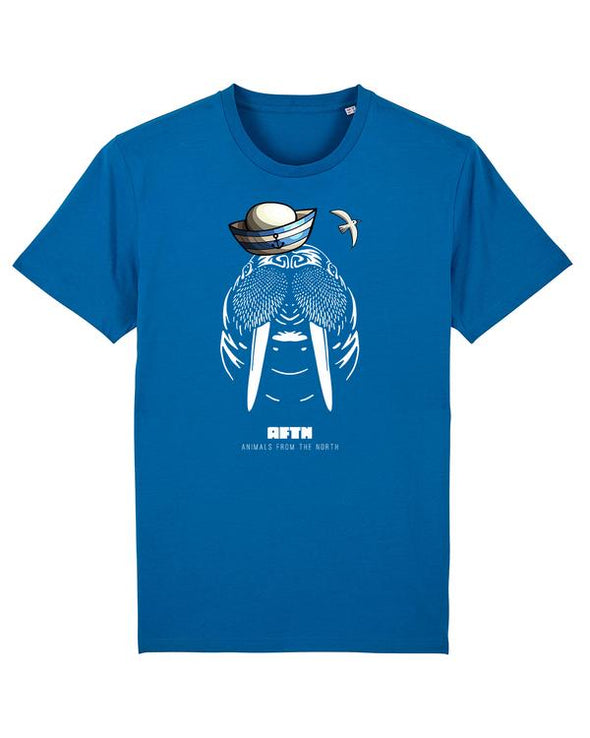 Wat? Apparel Walrus Royal Blue Men's T-Shirt