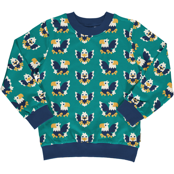 Maxomorra Dream Job Eagle Lined Sweater